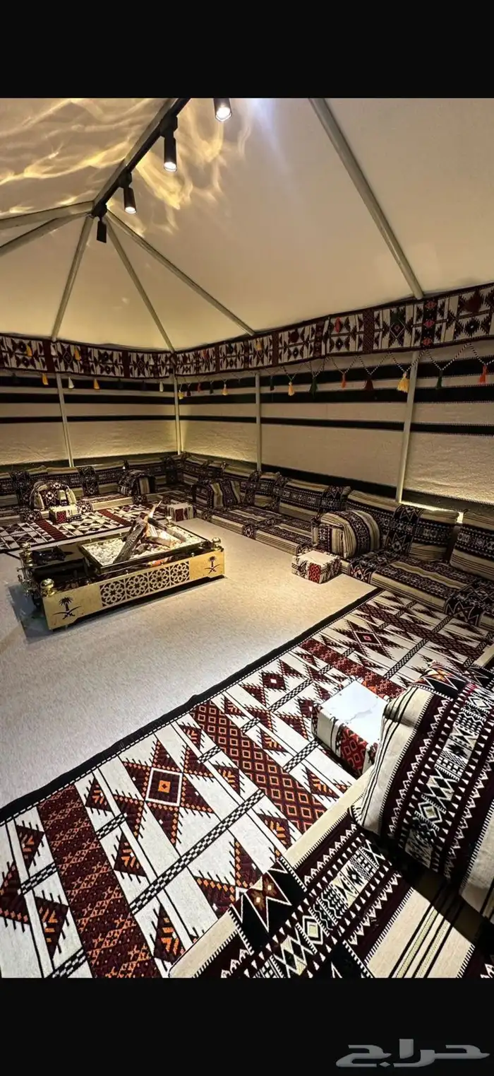 بيوت شعر ملكية بدون اطناب ضد الماء 3