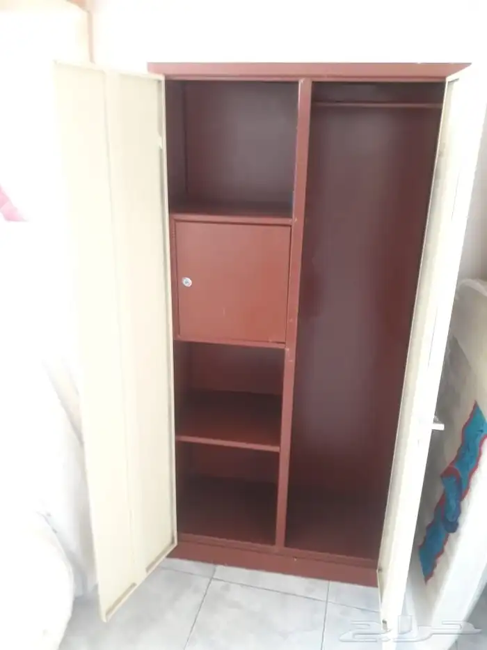 سرير دورين حديد دولاب بابين 3