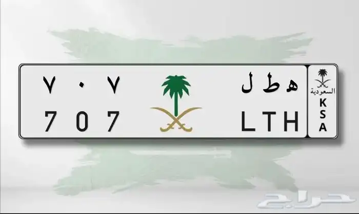 لوحه مميزه 707 1