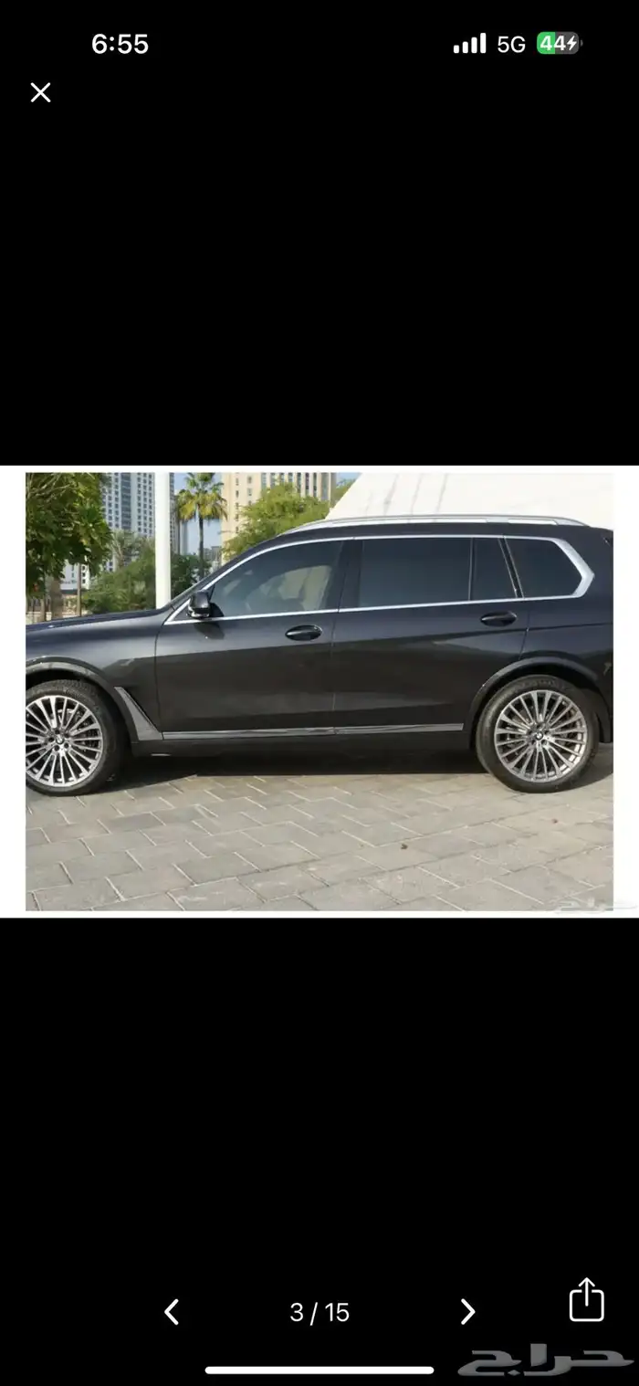 جيب عائلي BMW-X7 بحالة ممتازة موديل 2021 ممشى قليل 2