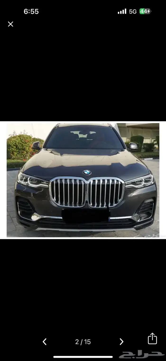 جيب عائلي BMW-X7 بحالة ممتازة موديل 2021 ممشى قليل 3