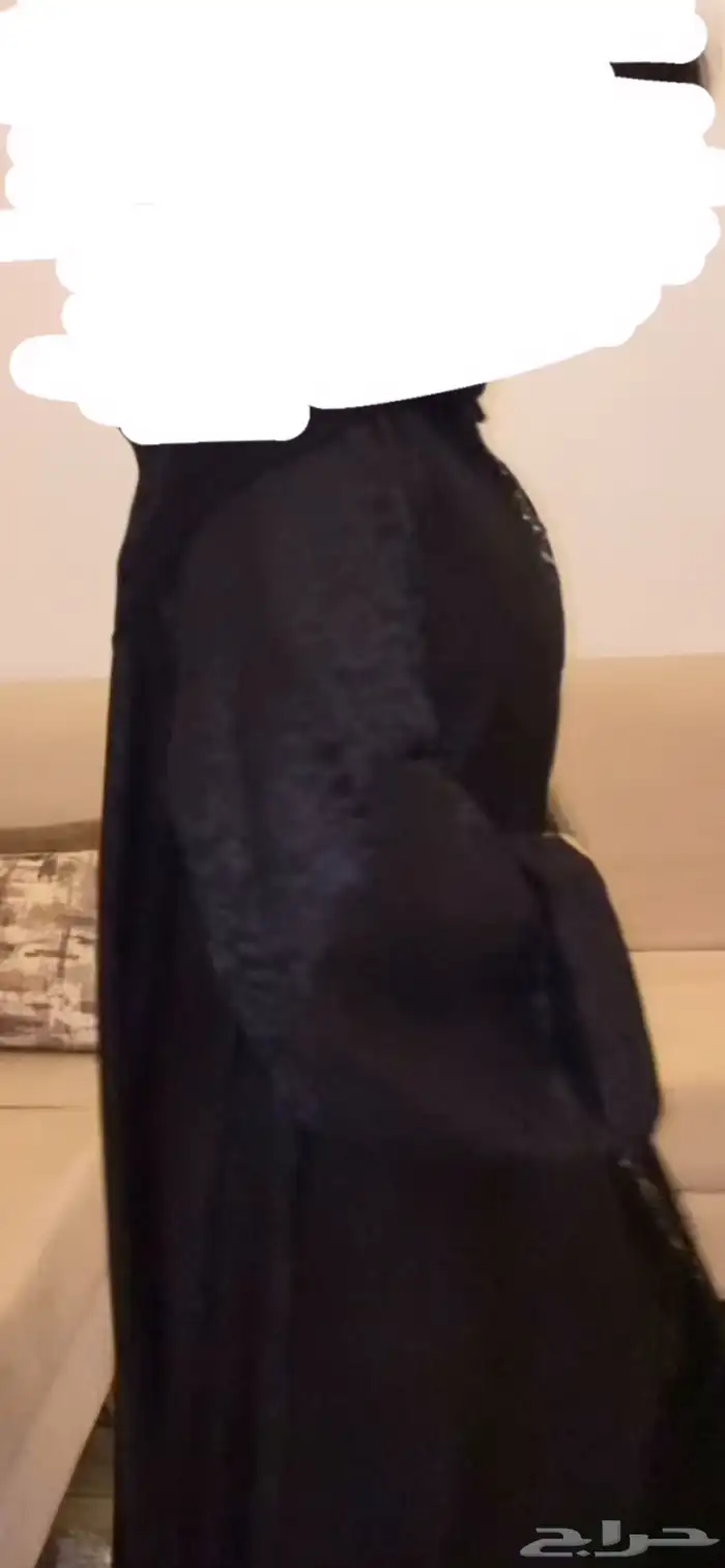 عبايه دانتيل مع طرحته 0