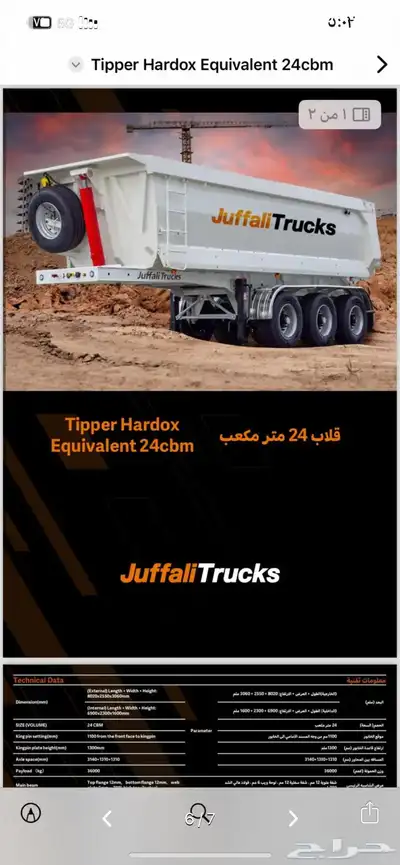 صندوق قلاب ثلاث محاور للبيع index