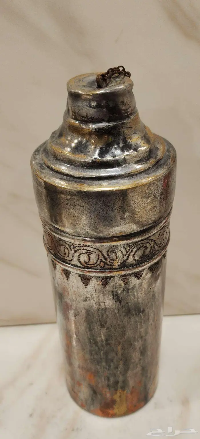 شت فناجيل شمالي قهوه نحاس أحمر منقوش شغل يد 6