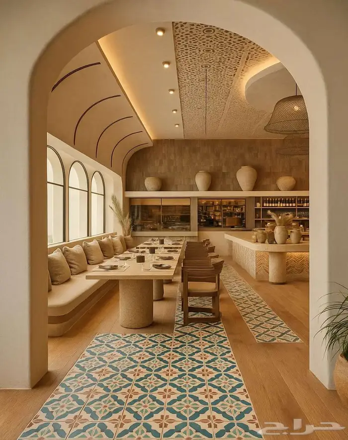 سبا كافيه محل تصميم أثاث داخلي كاونتر تصميم وتخطيط هندسي بوث 31
