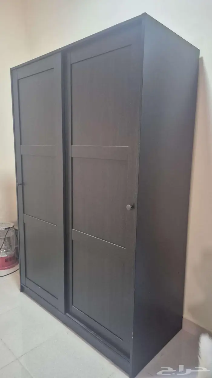 خزانة ملابس إيكيا لون أسود   120 55 169 سم 0