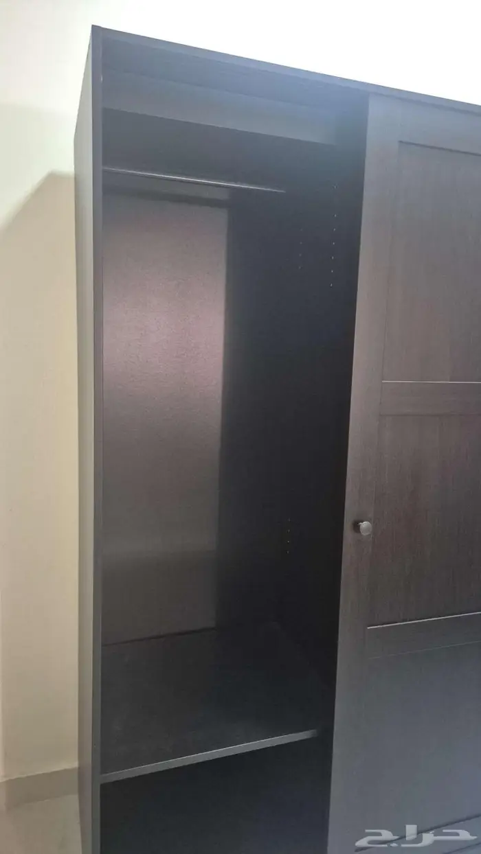 خزانة ملابس إيكيا لون أسود   120 55 169 سم 3