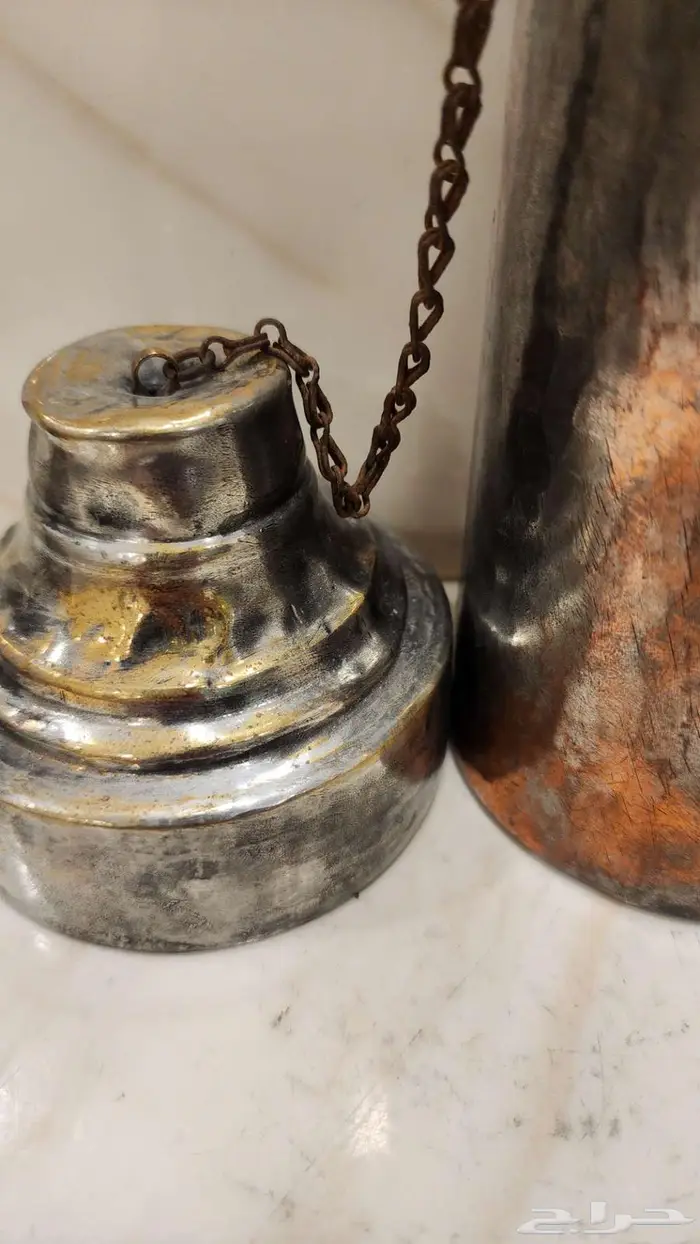 شت فناجيل شمالي قهوه نحاس أحمر منقوش شغل يد 5