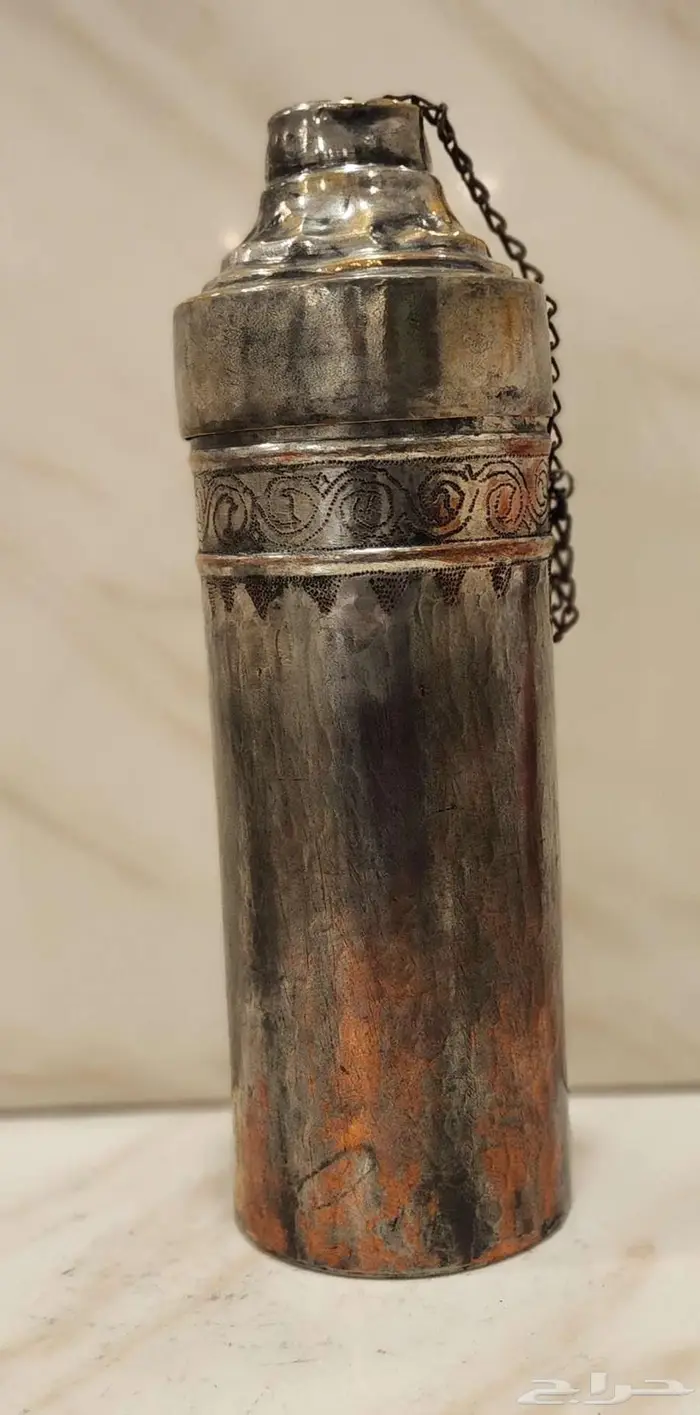 شت فناجيل شمالي قهوه نحاس أحمر منقوش شغل يد 2