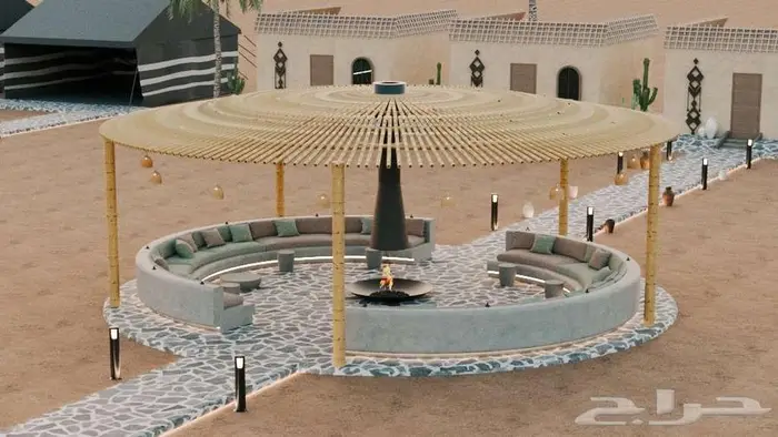 مصمم ثري دي 3d ديكور مكاتب مطاعم كافيهات 2