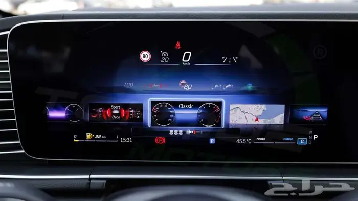 2025 مرسيدس بنز GLE 450 اس يو في 4MATIC اصفار مع ضمان 10