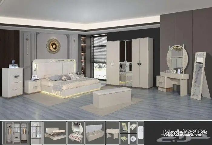 غرف نوم صيني مودرين جديد مستورد 5