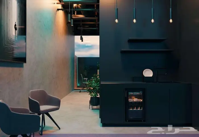 مصمم ثري دي 3d ديكور مكاتب مطاعم كافيهات 16