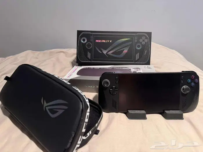 ROG ally X الاسود مع جميع ملحقاته و حقيبه وشاشه حماية 0