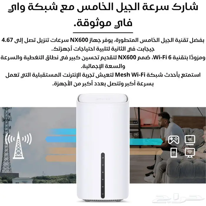 TP-Link Archer NX600   راوتر 5G AX3600 بتقنية Wi-Fi 6 2