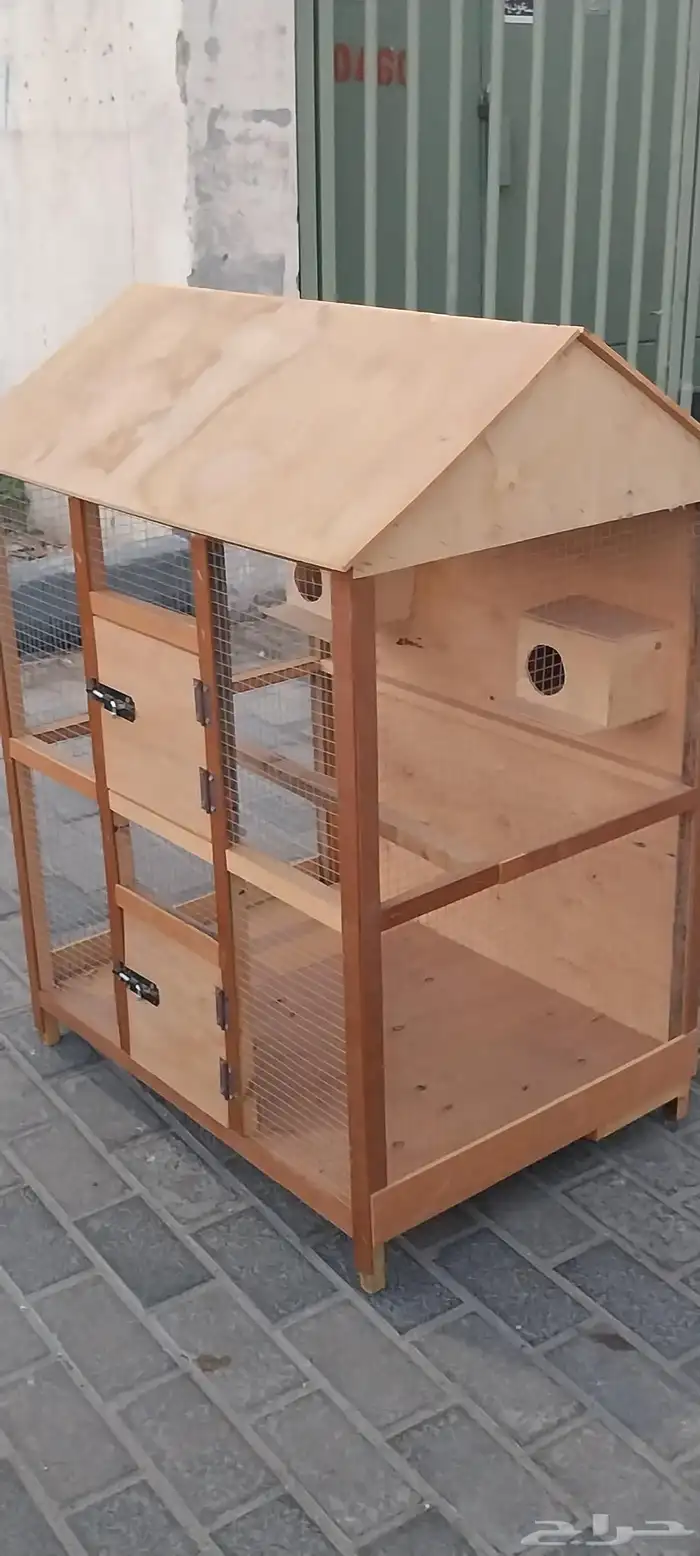 تفصيل بيوت حيوانات خشب 1