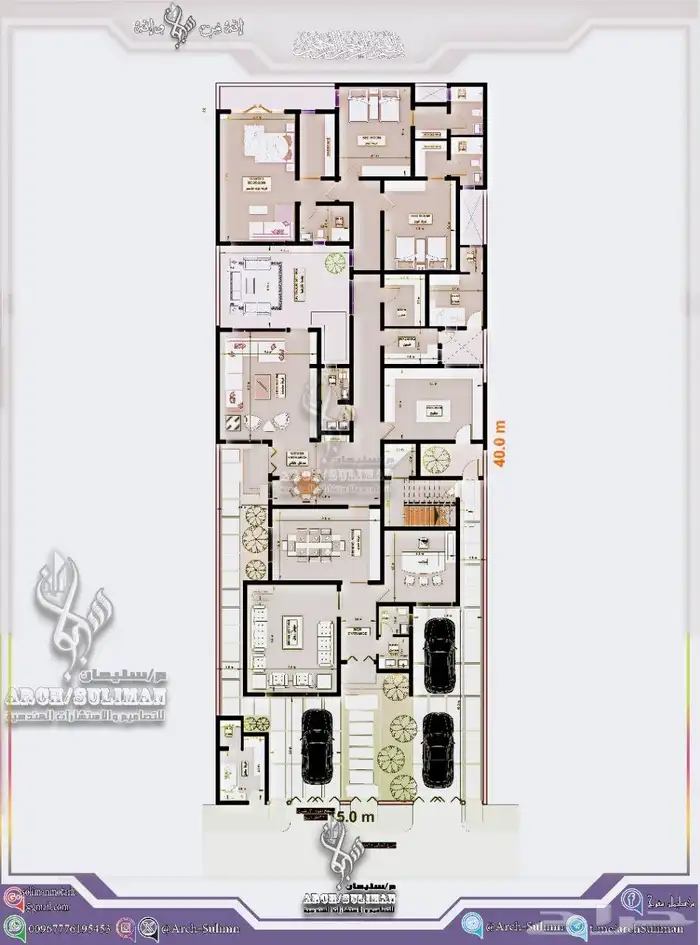 مهندس معماري محترف بتصميم المخططات والواجهات ثلاثيه الابعاد 36