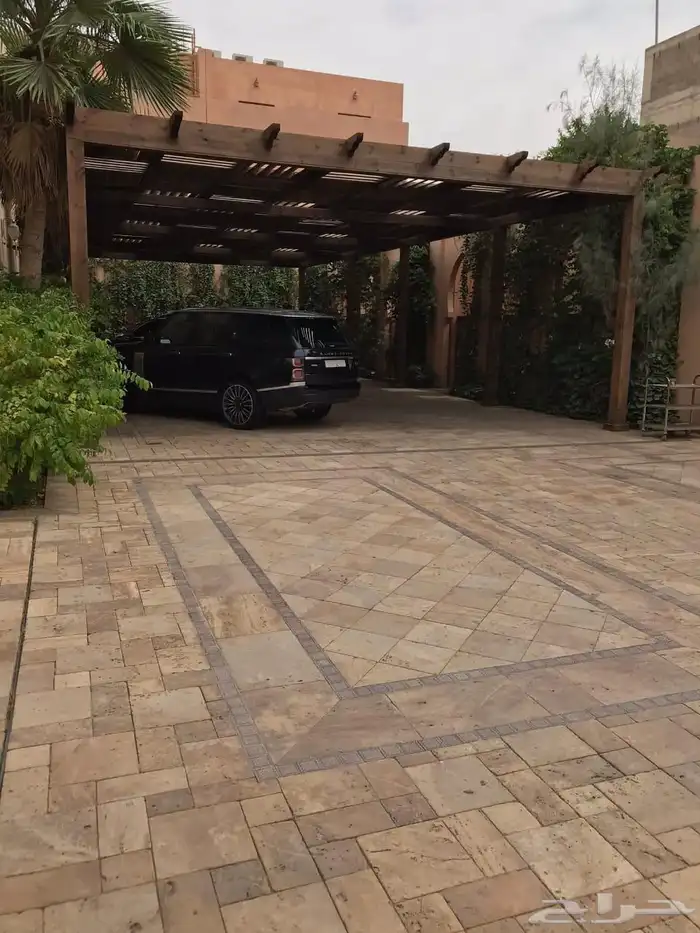 مظلات خشبيه شرائح مظلات سيارات 8