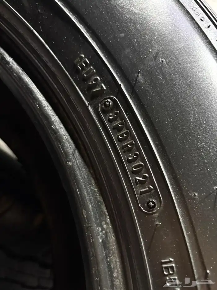 طقم كفرات دنلوب مقاس 275.65.17نضيف 8