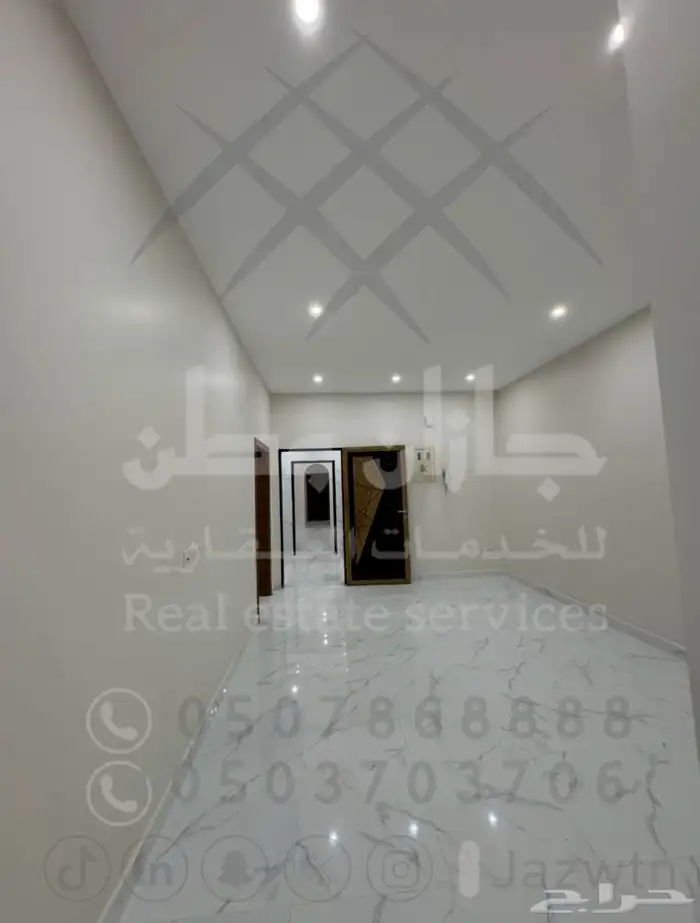 للإيجار شقق جديدة مكونة من 3 غرف في جنوب مدينة جيزان 1