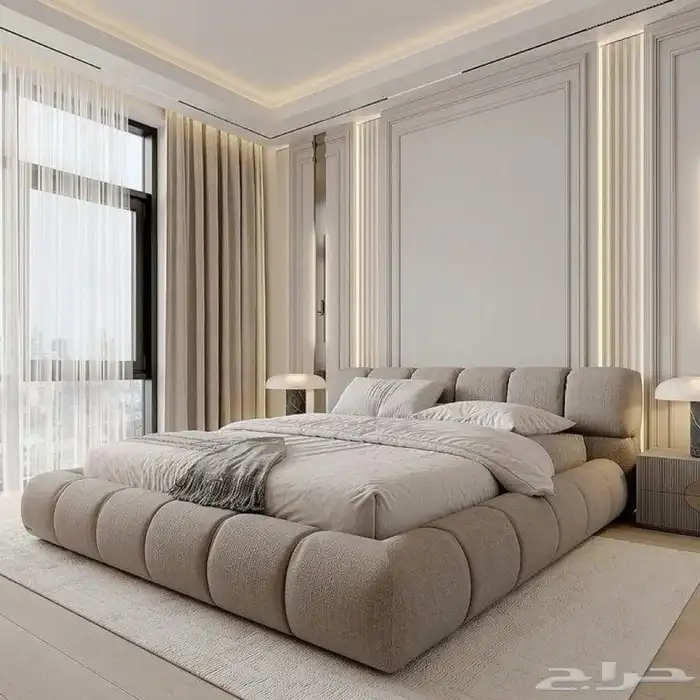 سرير فاخر تصميم مودرن و غرف نوم كامل مودرن فاخر 5