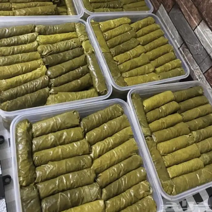 ورق عنب مفرزن جاهز للطبخ توريد محلات واسر منتجه 0