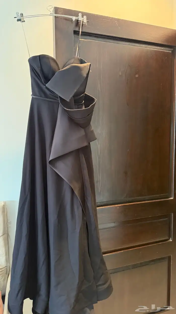 فستان زواج اسود منفوش 3