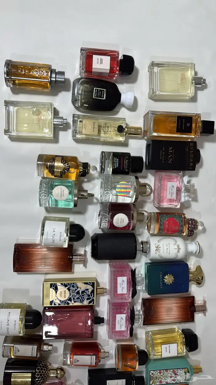 عطور اصليه بدون كراتين بربع القيمه 0
