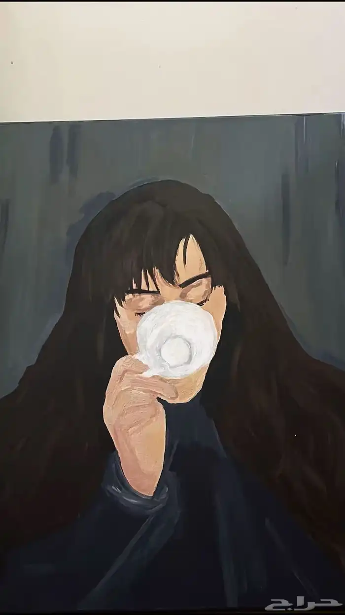 لوحه رسم اكريليك 0