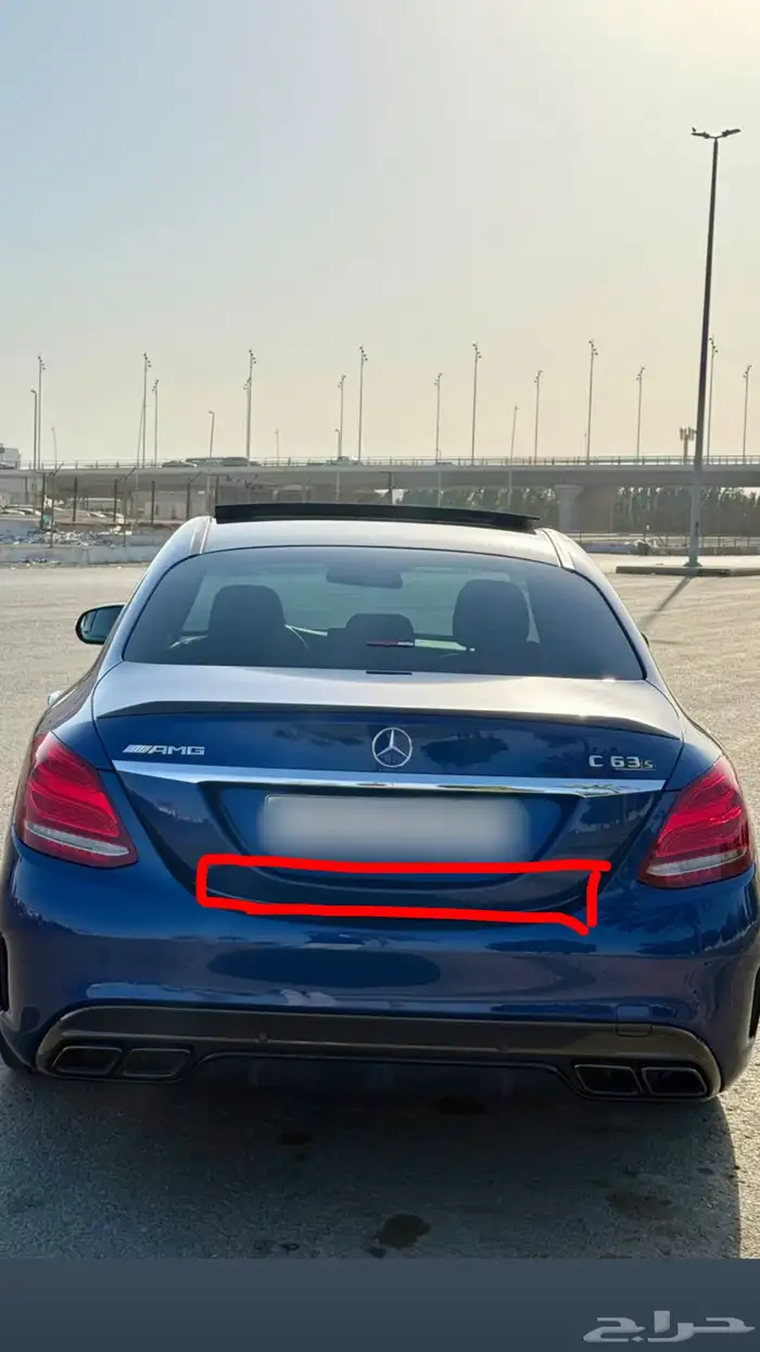 مرسيدس c63s 2016 الممشى قليل 42
