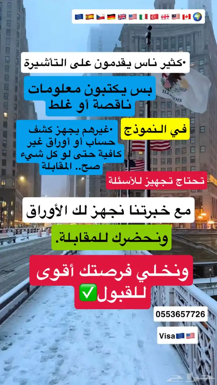 فيزا شنغن و امريكا كل الدول مواطن و مقيم عقود عمل كل الدول 1