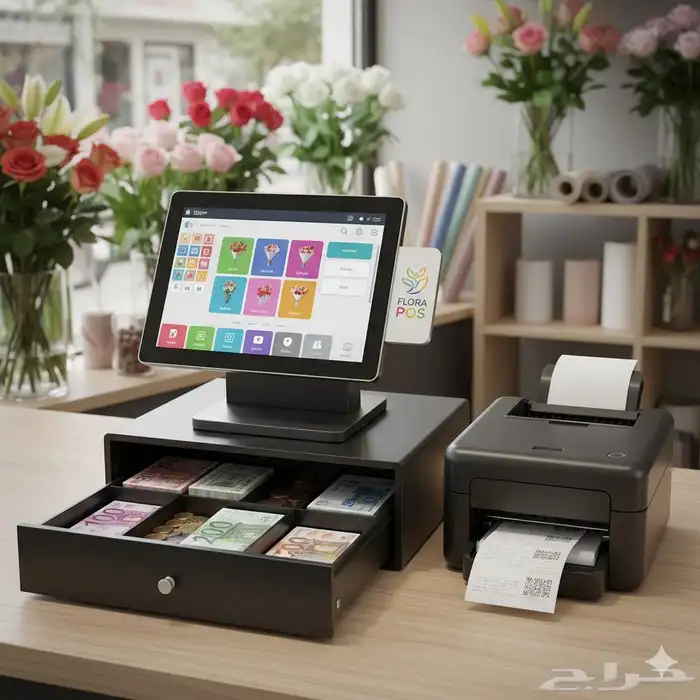 جهاز كاشير متكامل لمحل ورد 0