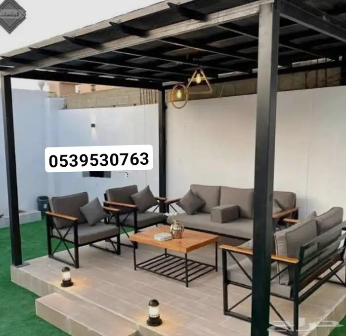 جلسة خارجية للحدائق وللاسترخاء مودرن 4