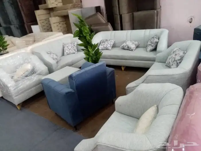 مجالس كنبات جاهزه مقاس 4في5زاويتين و باطرمه جاهز مقاس 4في5زا 30