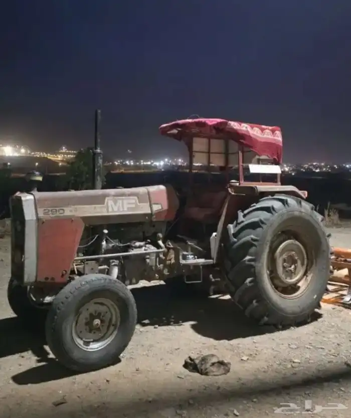 حراثة ماسي فرجستن 290 للبيع مع مخرش 3