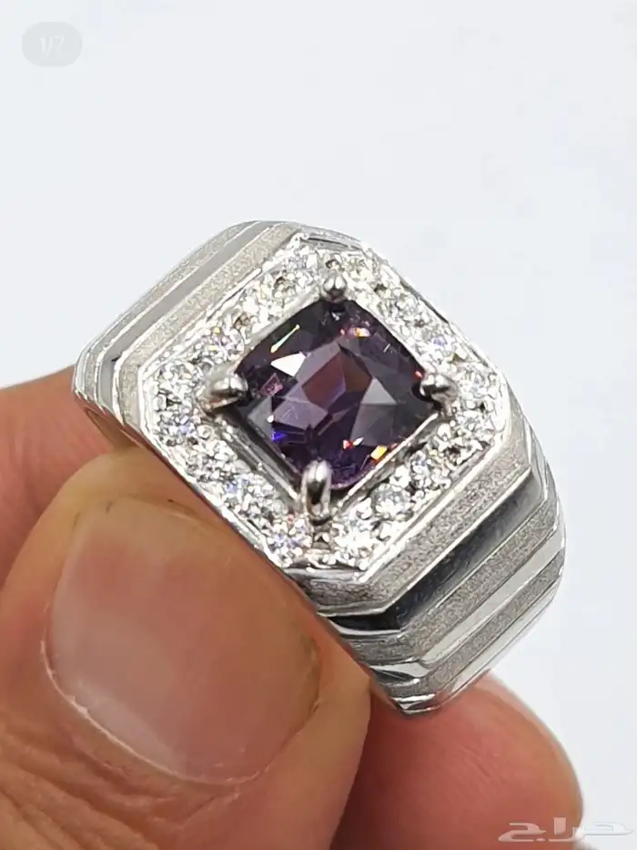 خاتم حجر الاسبينال السيرلانكي 0