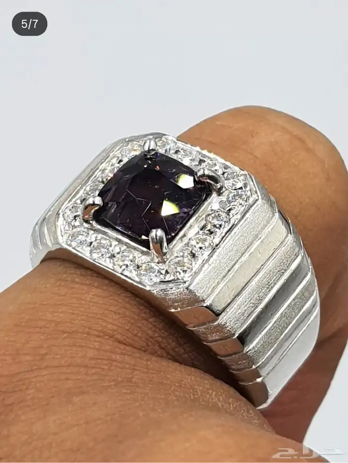 خاتم حجر الاسبينال السيرلانكي 4