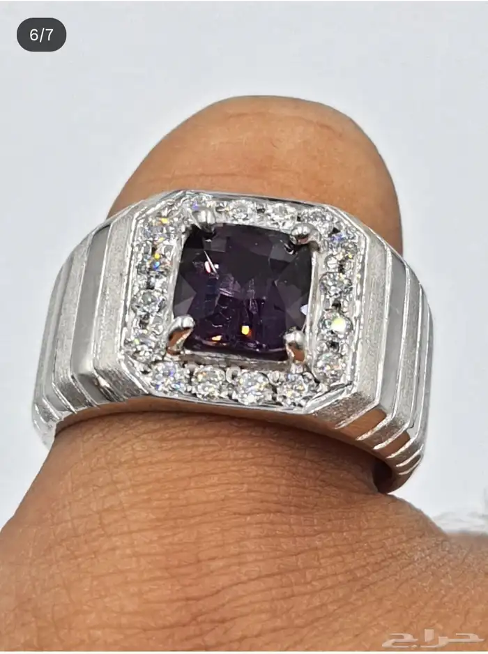 خاتم حجر الاسبينال السيرلانكي 5