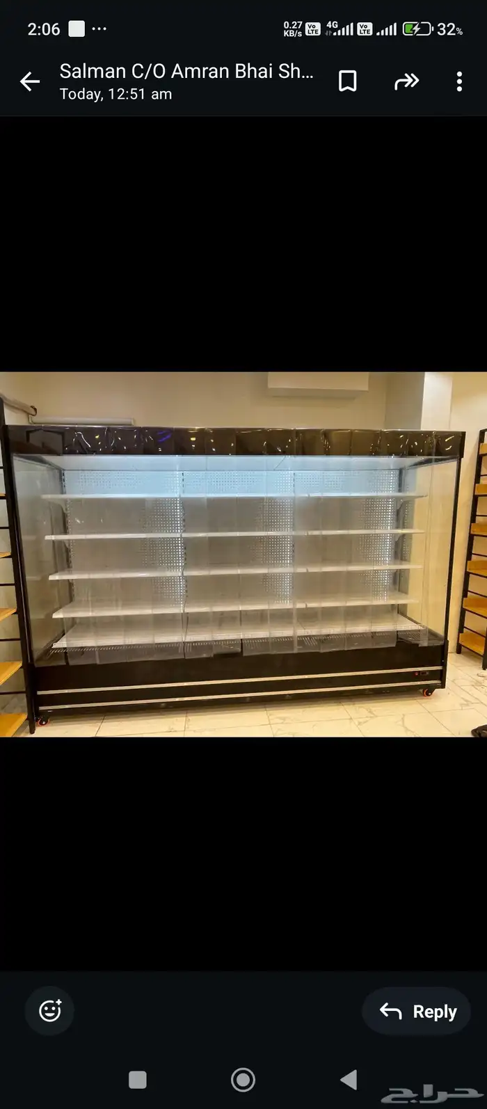 ثلاجات سوبر ماركت موفر طاقه فريون 410 ماكينه مراي موديلات جد 6