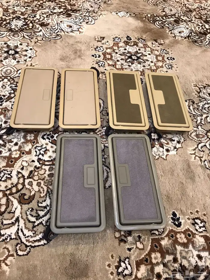 مرايات مكياج رصاصي قماش مرسيدس 2