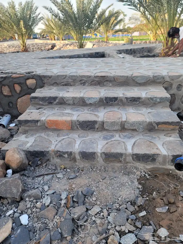 بنا جميع انواع الحجر الطبيعي 8