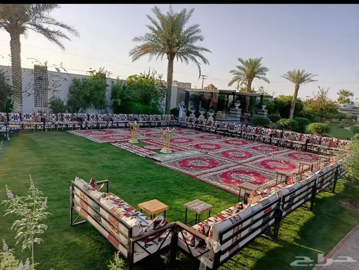 محل حفلات ومناسبات عندنا زل ملكي كراسي ملكي قواش مداخل قهوجي 9