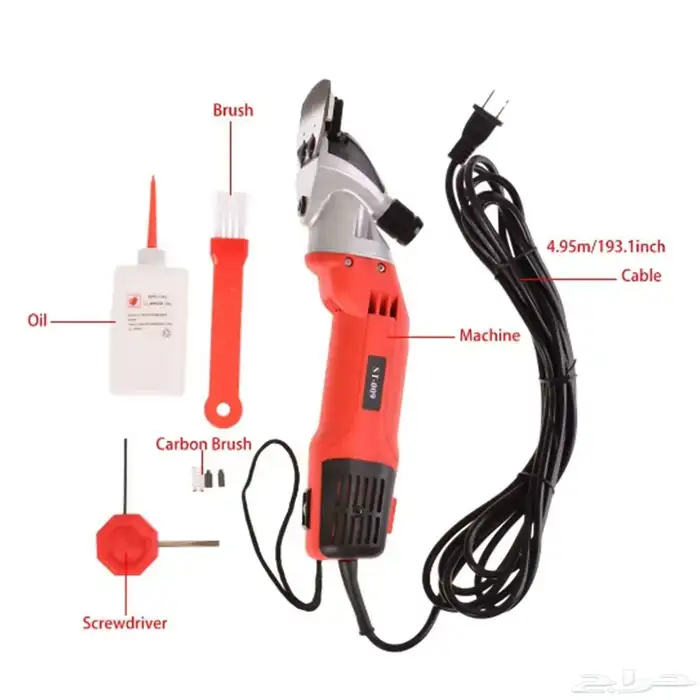 ماكينة قص وتشذيب صوف الغنم والسجاد بقوة 500 واط 2