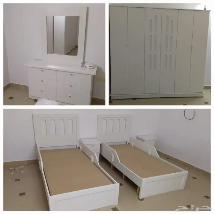 غرف نوم نفرين وغرف أطفال جاهزة بسعر المصنع 13