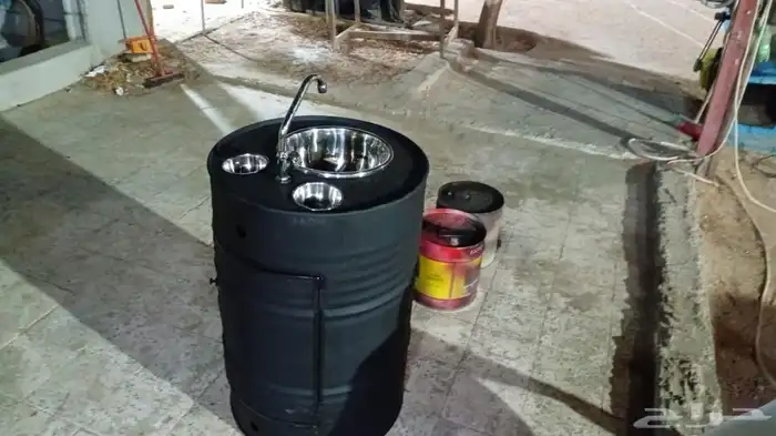 تم تنفيد أخر أعمالنا تفصيل كراسي  و طاولات و مغسله  من برميل 6