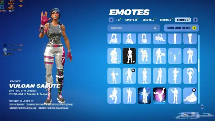 حساب فورت نايت السيزون الثاني والثالث والرابع وطور الزومبي 11