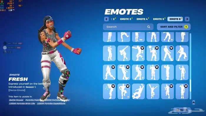 حساب فورت نايت السيزون الثاني والثالث والرابع وطور الزومبي 14