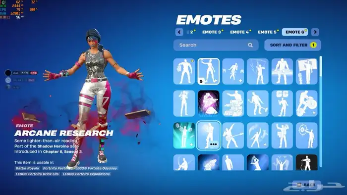 حساب فورت نايت السيزون الثاني والثالث والرابع وطور الزومبي 8