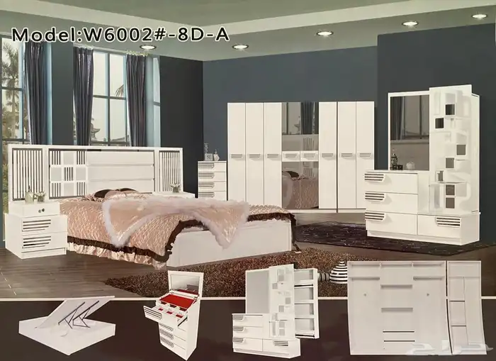 غرف نوم مودرن للعرسان وبسعر مغري 4