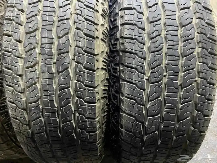 كفرات جودير أمريكي مقاس 265.65.18 مع جنوط جمس اصلي وكاله 18 9